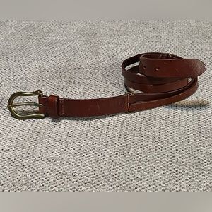 Vintage‎ Brown Leather Belt 32